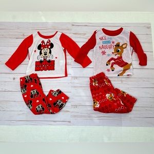 Disney Toddler Girls Pajamas Size 2T